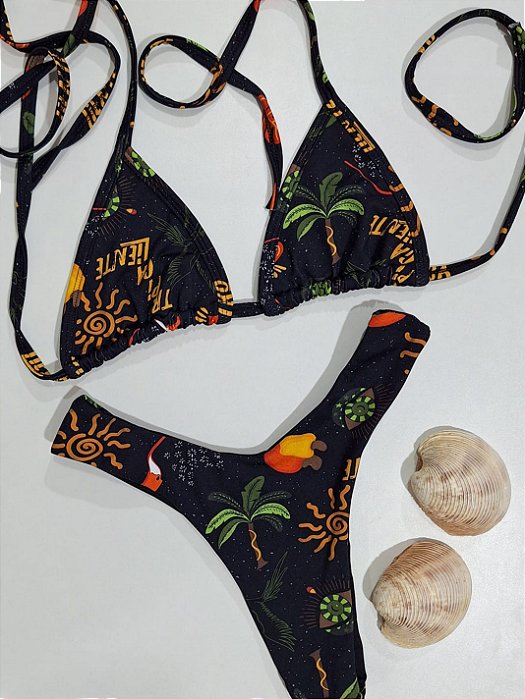 Biquíni Conjunto Tropical Asa Delta