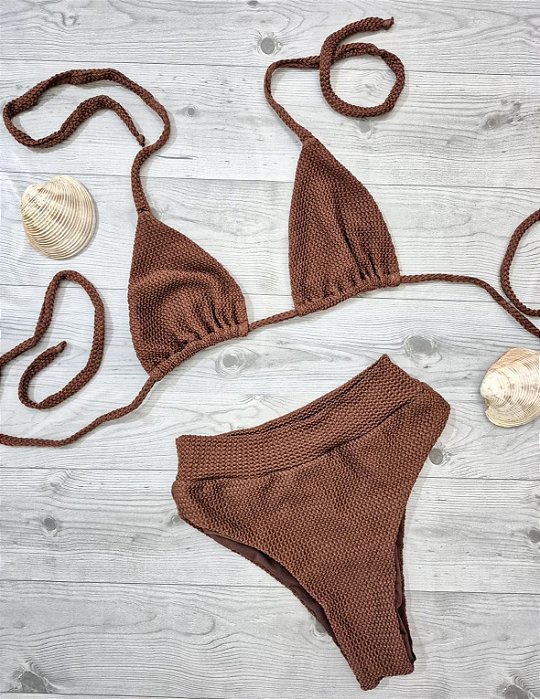 Biquíni Conjunto Hot Pants Cortininha