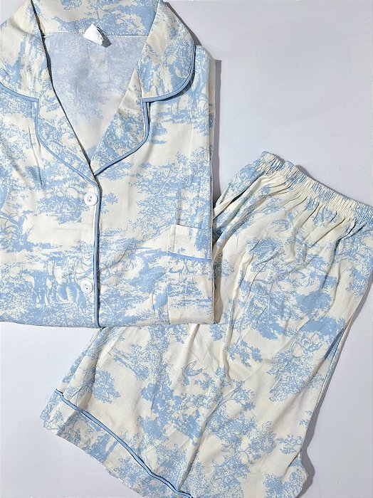 Pijama Americano Floresta Short Doll