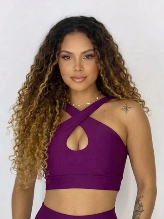 Top Canelado Alma Livre com Compressão Fitness