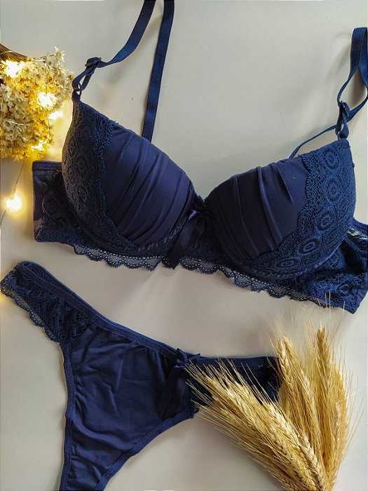 Conjunto Lingerie Camélia com Bojo