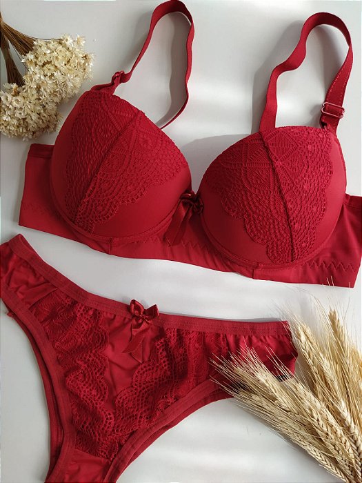 Conjunto Lingerie Calêndula com Bojo