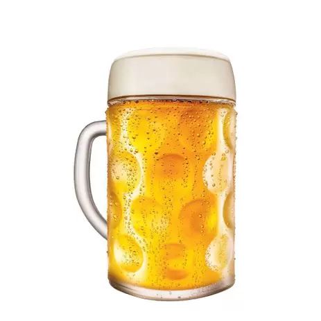 Caneca de Vidro Cerveja Chopp Festa Presente 610ml  Mass Krug M