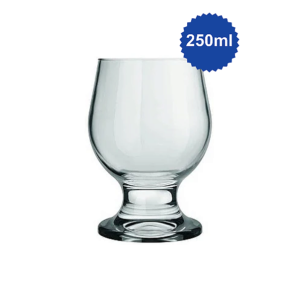 Taça de vidro água Paulista 250ml Nadir