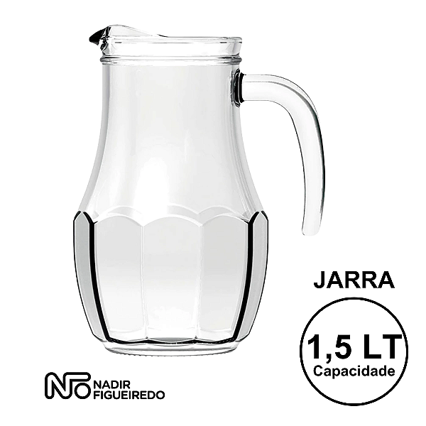 Jarra de vidro Nadir Tango 1,5 litro