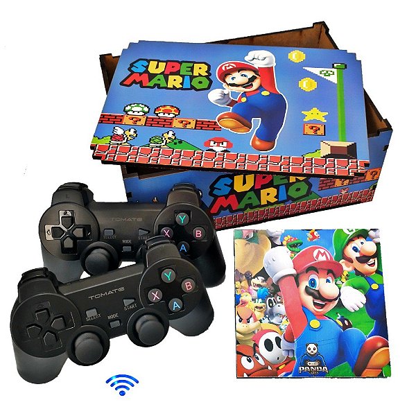 Retrobox Classic com 2 controles e 22 Mil Jogos de Play 1,N64,Super  Nintendo,Mega Drive,Atari, jogos 20 