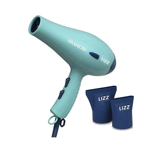 Secador de Cabelo Lizz Fashion, Verde, ST4400B, 2000W, Profissional, 220V