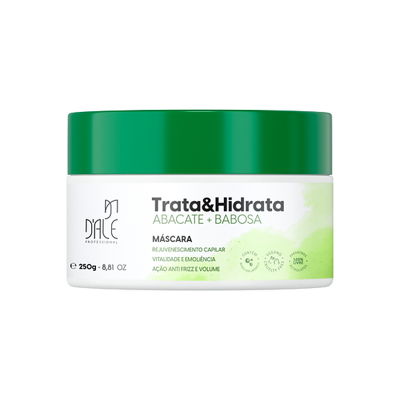 Trata&Hidrata - Máscara Abacate + Babosa 250g
