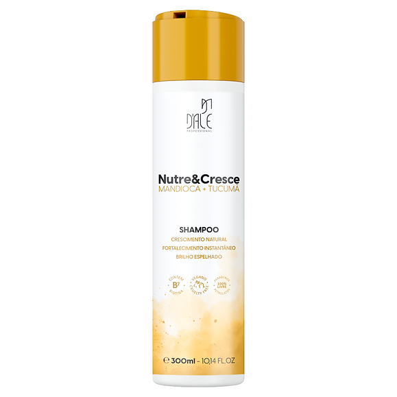 D'ale Nutre & Cresce - Shampoo Mandioca + Tucumã 300mL