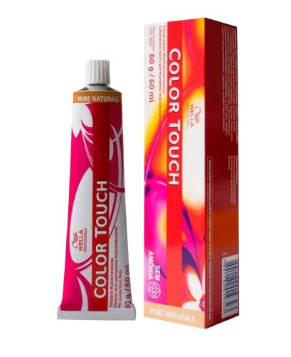 Tonalizante Wella Professionals Color Touch Pure Naturals 7/0 Louro Médio 60 g