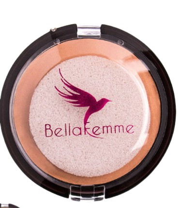 Pó Compacto Facial bella femme - bege claro