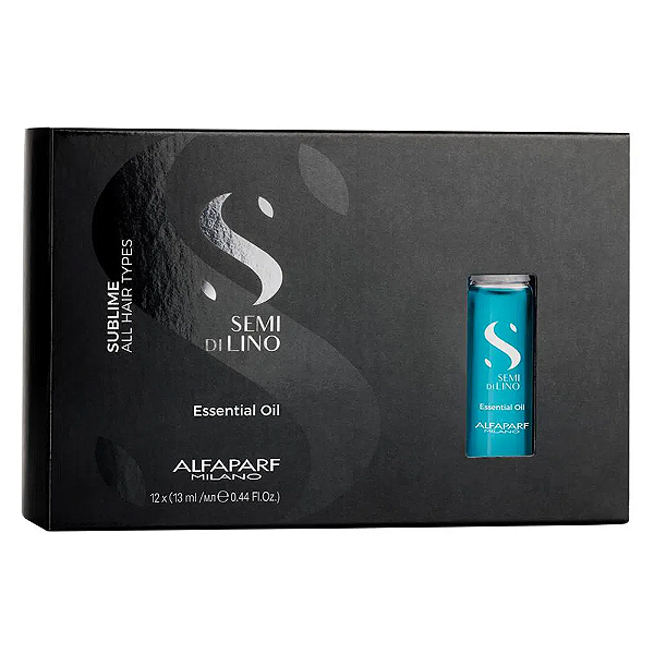 Alfaparf Milano Semi di Lino Essential Oil Tratamento Condicionador 12x13mL