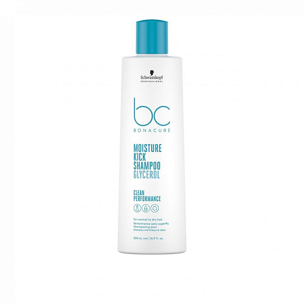 Schwarzkopf BC Clean Moisture Kick Glycerol Shampoo 500ml