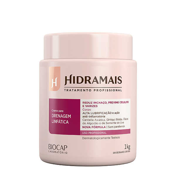Hidramais - Creme Desodorante para Drenagem Linfática 1Kg