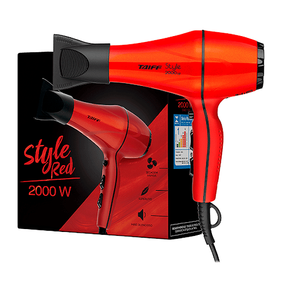 Secador Style Taiff 2000W Red 220V