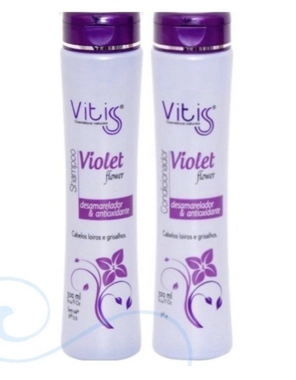 Vitiss Kit Shampoo e Condicionador Violet Flower 300mL