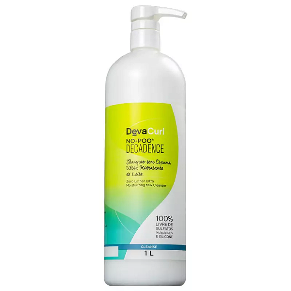 Deva Curl No-Poo Decadence Shampoo Sem Espuma Ultra-Hidratante 1L