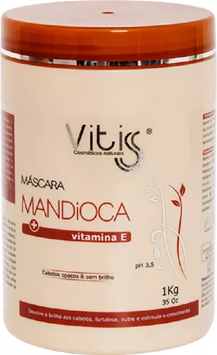 Vitiss Máscara Mandioca + Vitamina E 1kg