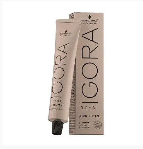 Schwarzkopf Igora Absolutes Age Blend 8-01 Louro Claro Natural Cinza 60mL