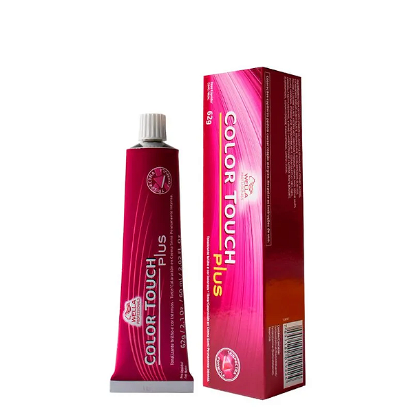 Wella Color Touch Plus 77/07 Louro Médio Intenso Natural Marrom Tonalizante 60g