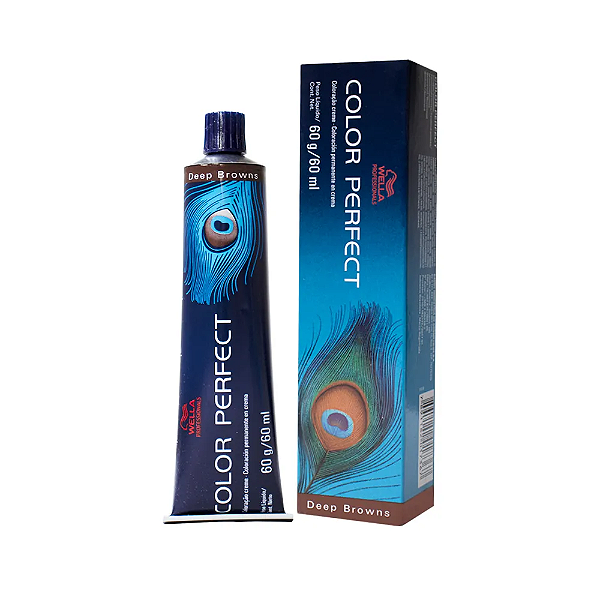 Wella Color Perfect 6/73 Deep Browns Louro Escuro Marrom Dourado 60g
