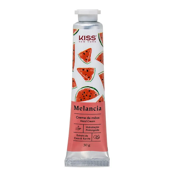 Kiss New York Creme de Mãos Melancia 30g
