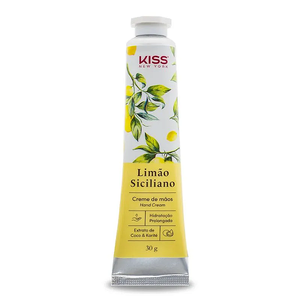 Kiss New York Creme de Mãos Limão Siciliano 30g