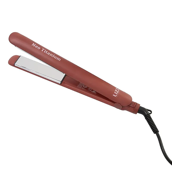 Lizz Professional Prancha Alisadora Neo Titanium Vermelha 230ºC / 450ºF Bivolt