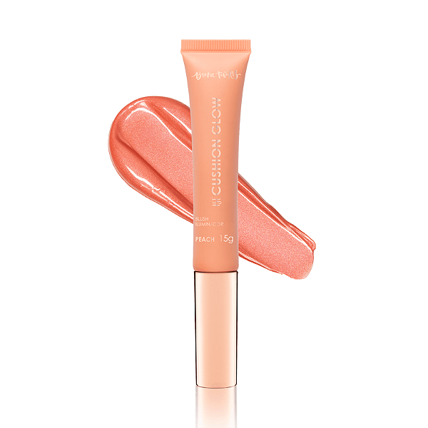 Bruna Tavares BT Cushion Glow Peach Blush Iluminador 15g