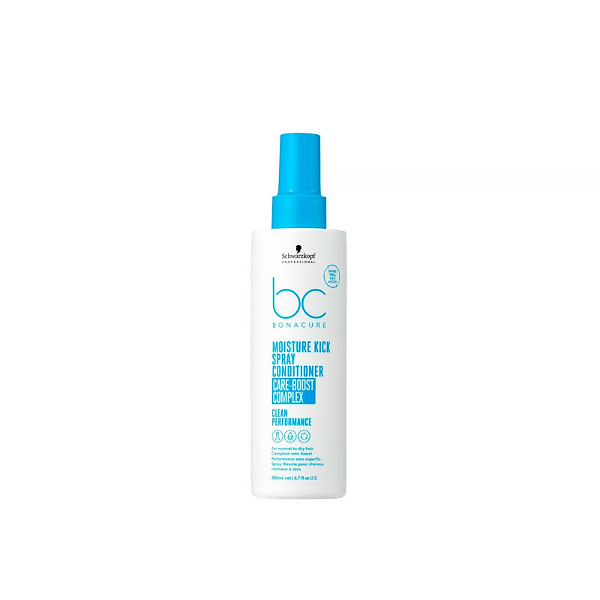 Schwarzkopf BC Clean Spray Condicionador Moisture Kick Glycerol Care-Boost Complex 200mL