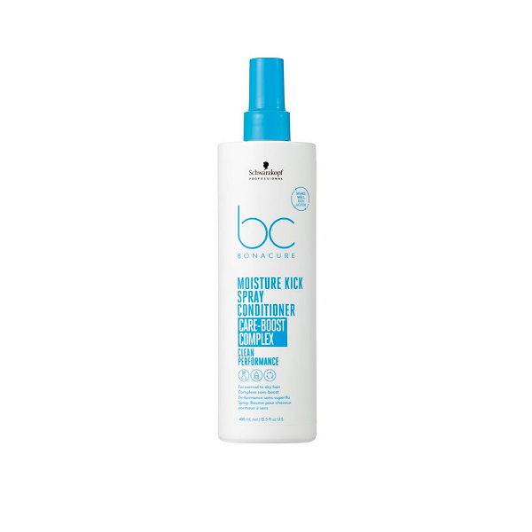 Schwarzkopf BC Clean Spray Condicionador Moisture Kick Glycerol Care-Boost Complex 400mL