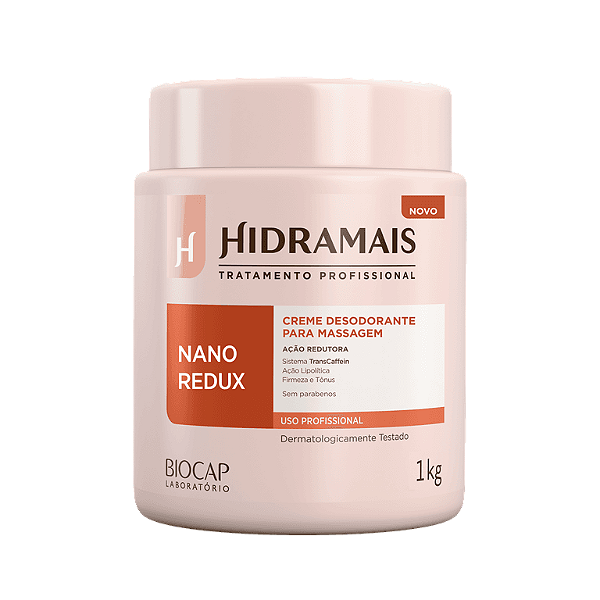 Hidramais Creme para Massagem Nano Redux 1kg