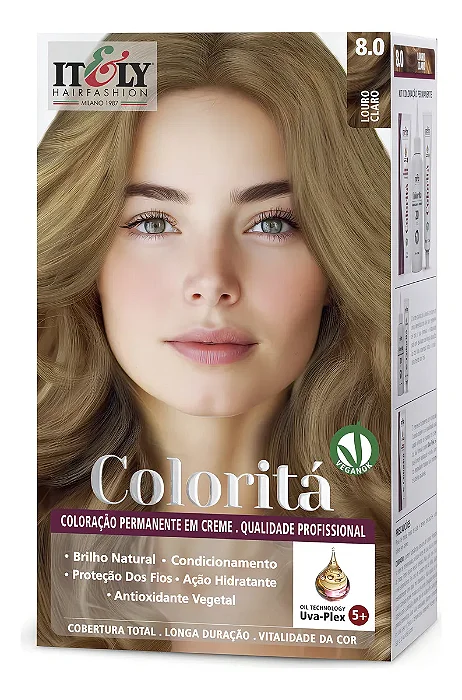 Itely Coloração Profissional Coloritá 8.0 Louro Claro