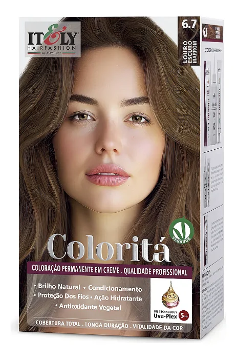 Itely Coloração Permanente Coloritá 6.7 Louro Escuro Marrom