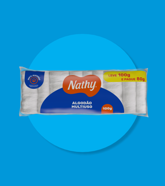 Algodão Multiuso Card Nathy 100g