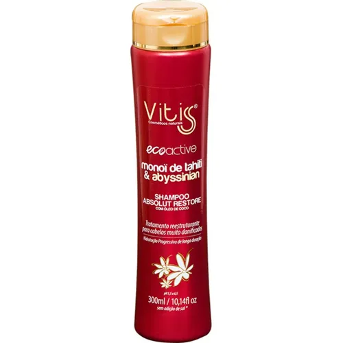 Vitiss Shampoo Monoï de Tahiti & Abyssinian - 300mL