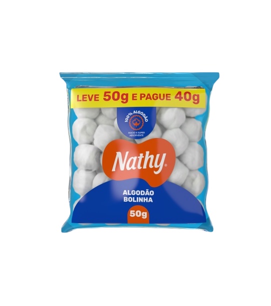 Algodão Bola Nathy 50g