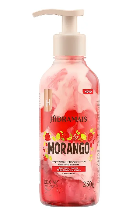 Hidramais Creme Duo Gel Perfumado Morango 250g