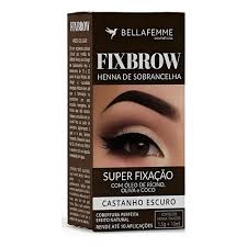 BFEMME Henna Sobrancelha FixBrow Castanho Escuro