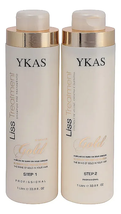 Ykas Kit Gold Liss Treatment Gold -(2x1Litro)