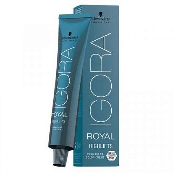 Schwarzkopf Igora Royal Highlifts Coloração Permanente 10-1 Louro Ultra Claro Cinza 60g