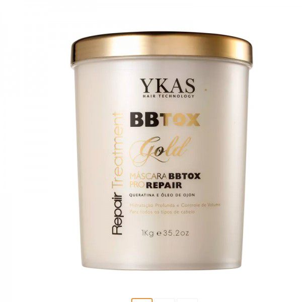 Ykas Máscara Bbtox Gold Pro Repair 1kg