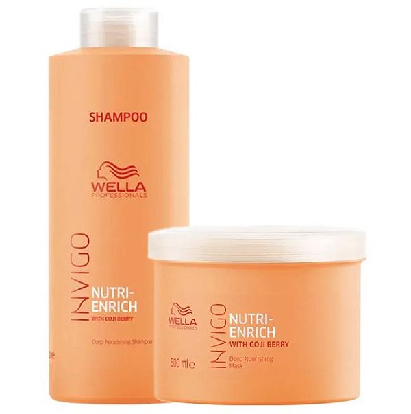 Wella Professionals Nutri Enrich Kit 2 produtos (Shampoo+Máscara)