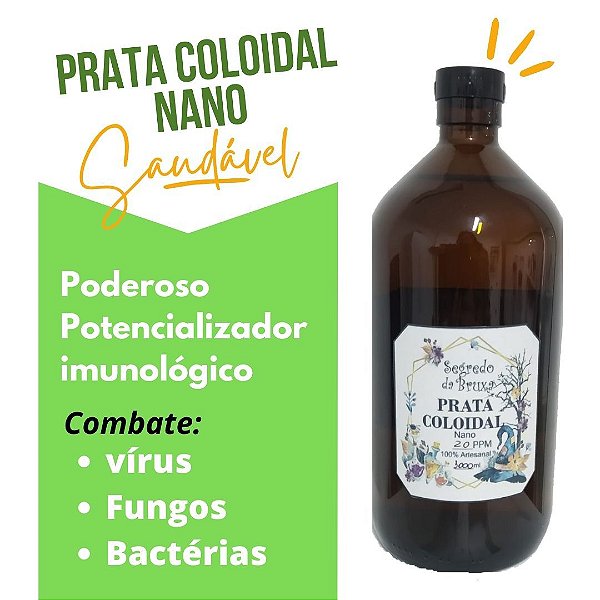 Prata coloidal 15 ppm (Nano)