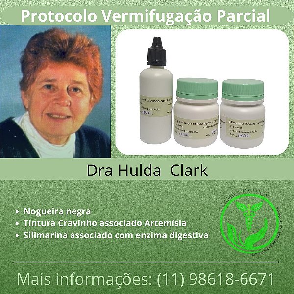 Desparasitação Hulda Clark (protocolo parcial)