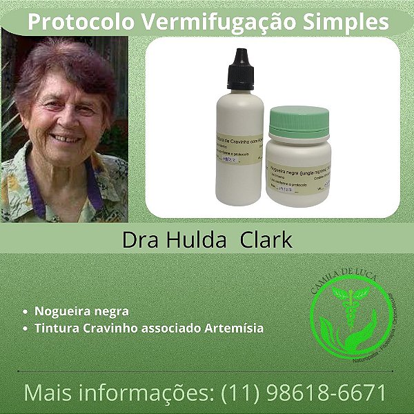 Desparasitação Hulda Clark (protocolo simples)