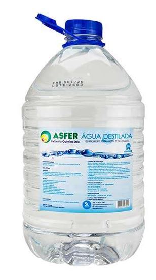 Água Destilada 5 LT - ASFER
