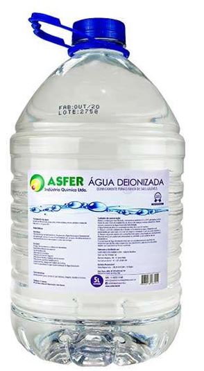 Água Deionizada 5 LT - ASFER