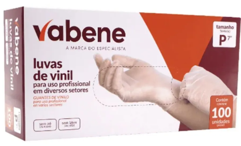 Luva de Vinil SEM PÓ - VABENE