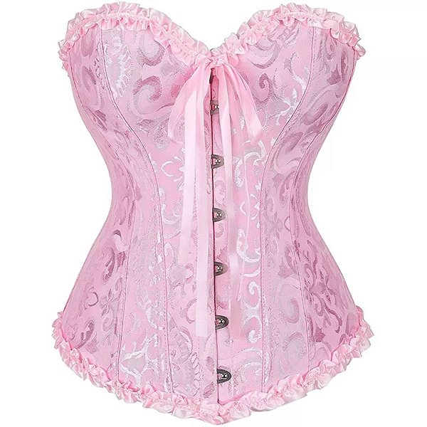 Corselet Débora - Rosa Delicado